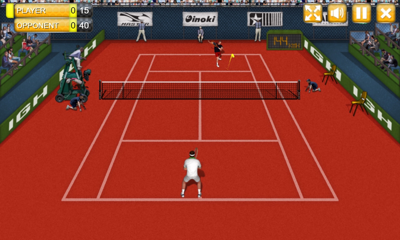 real tennis game