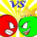 red ball vs green king