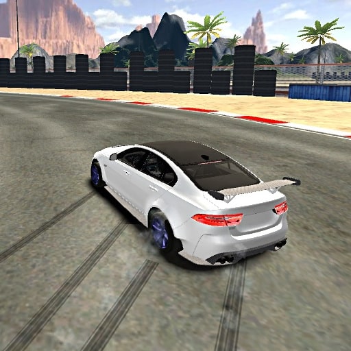 sports car drift