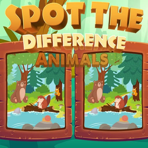 Spot the Difference Animals - Mimino Games