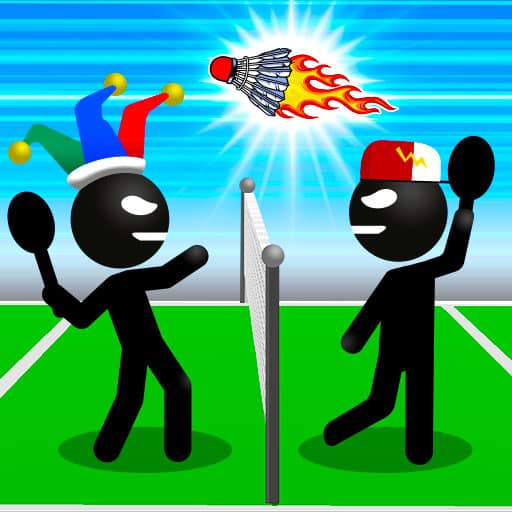 stickman sports badminton