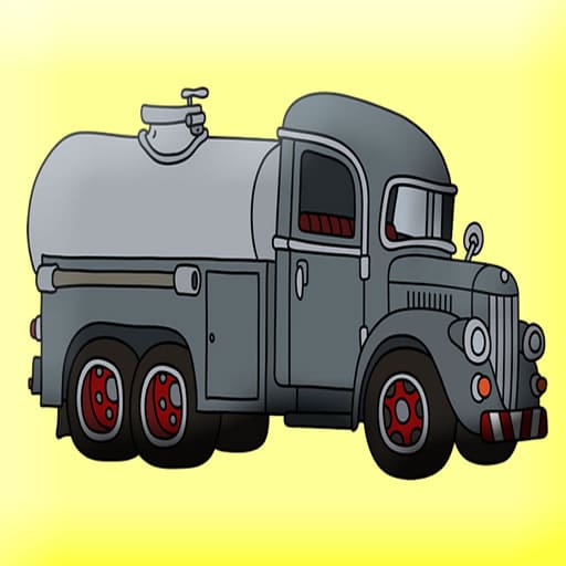 tank trucks coloring