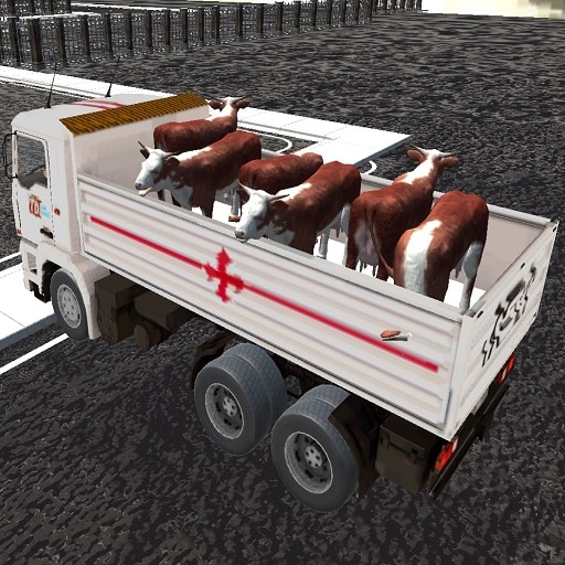 truck transport domestic animals