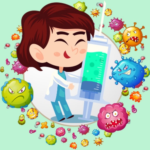 virus bubble shooter