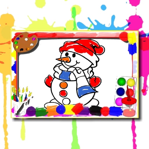 winter coloring book